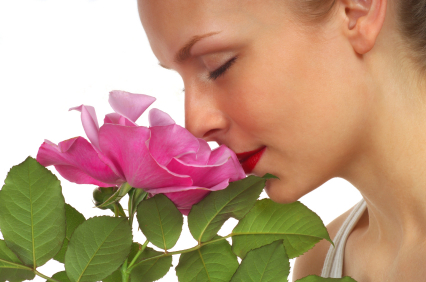 bride and wedding flowers